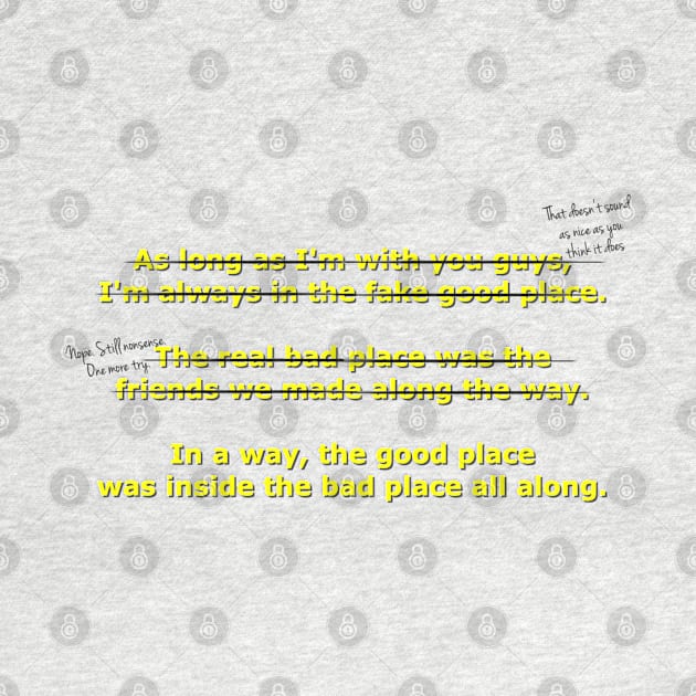 The Good Place Quote by ButterfliesT